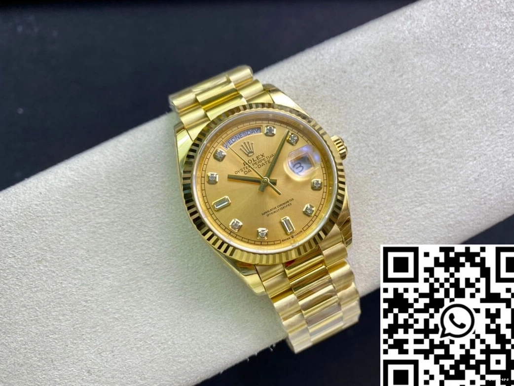 Factory M128238-0008 Dial 1019 Day-Date Gold Yellow Champagne EW Efficient Rolex 0718